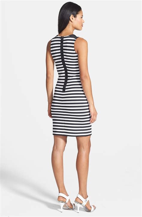 tan and white stripped michael kors pursemichael kors knit dress|Michael Kors Striped Dresses for Women for sale .